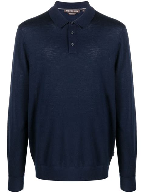 michael kors polo shirt sale|michael kors long sleeve polo.